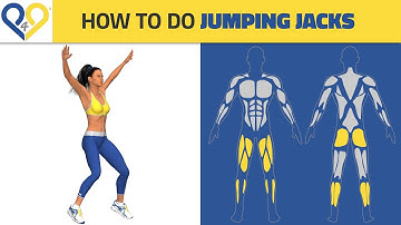 How to do Jumping Jacks exercise - Best Cardio Exercises video tutorial