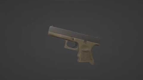 blender 3d gun animation