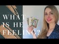 What is your person feeling and thinking? How does he feel right now? PICK A CARD Tarot (timeless)