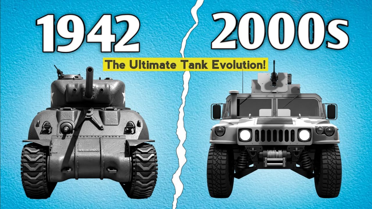 The Epic Evolution of U.S. Military Tanks & Humvees! from 1942 To 2000s ...