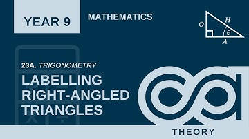 Year 9 Maths - 23A - Labelling right angled triangles (Theory)