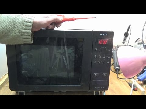Инверторная микроволновая печь Bosch. Устройство, работа, ремонт