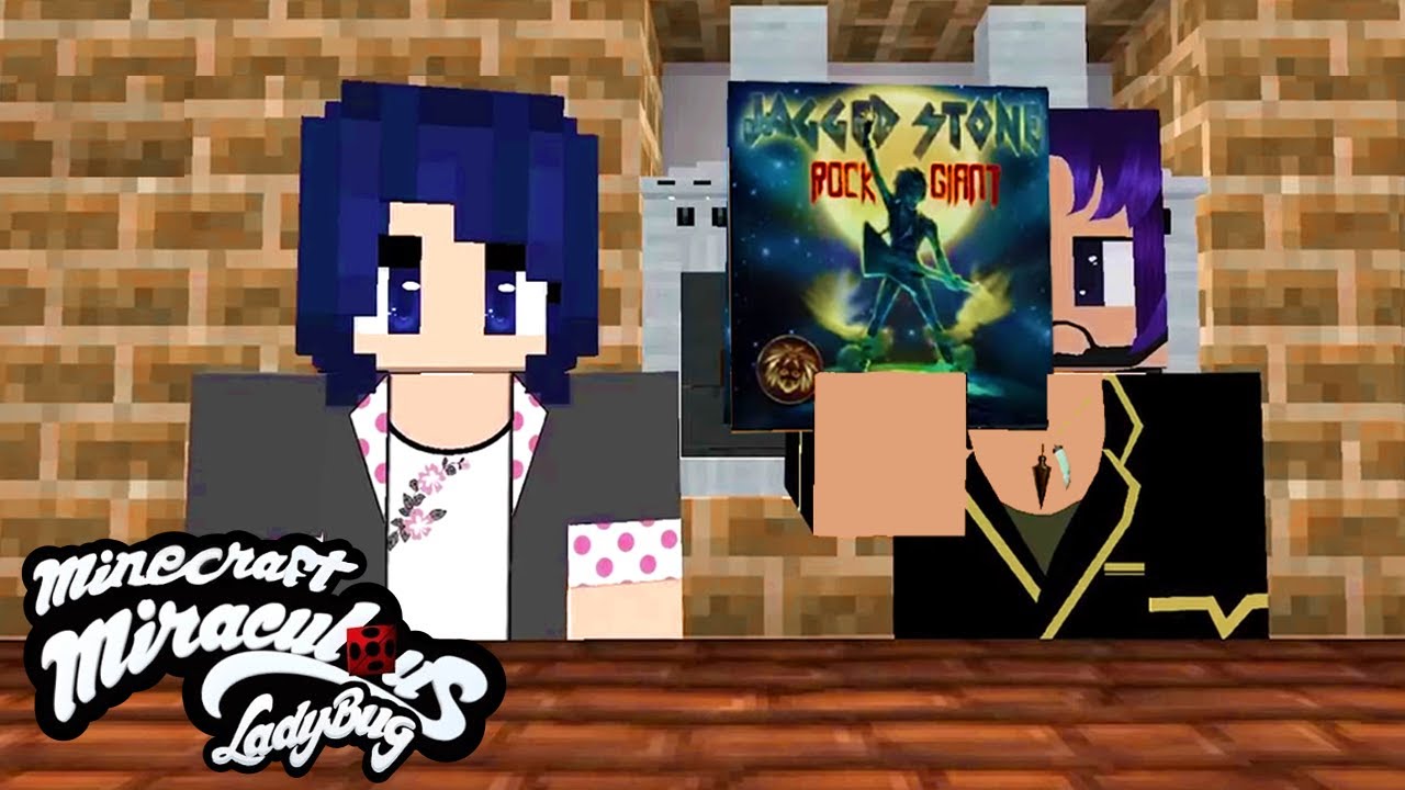 Minecraft MIRACULOUS 🐞 Marinette Rock On! 🐞 Ladybug and Cat Noir in Minecraft / Animation