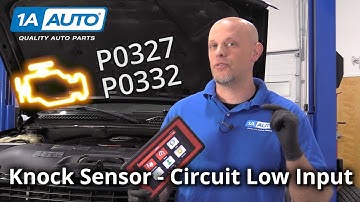 Check Engine Light? Car Knock Sensor Low Input - Code P0327 P0332