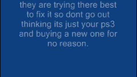 The PS3 Error ( code 8001050F )