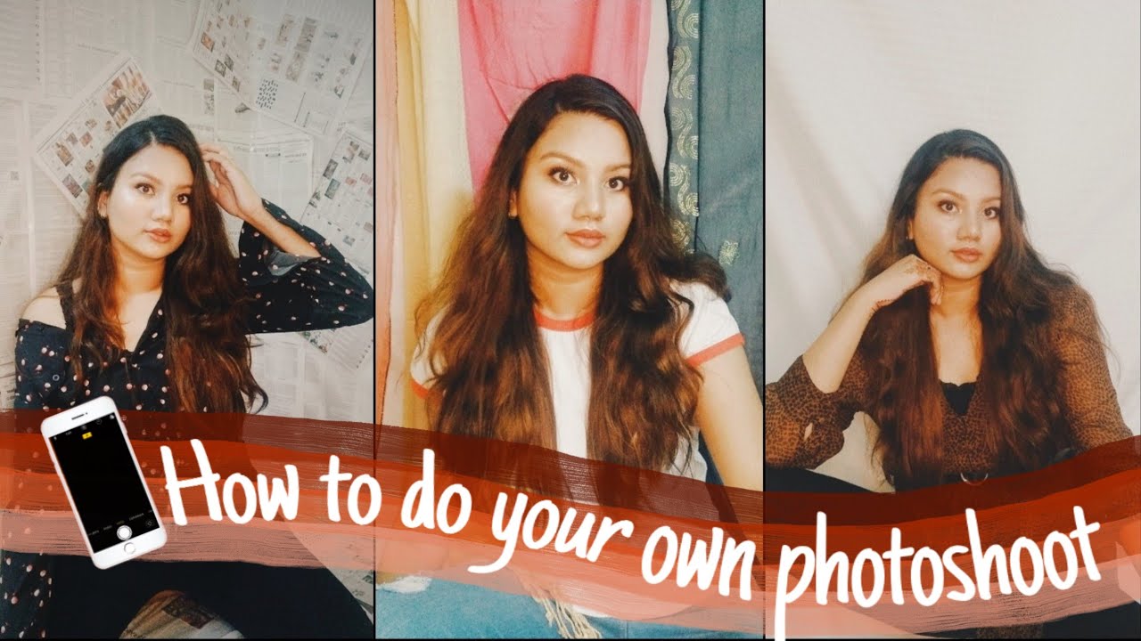 HOW TO DO YOUR OWN PHOTOSHOOT AT HOME | Photoshoot ideas - YouTube