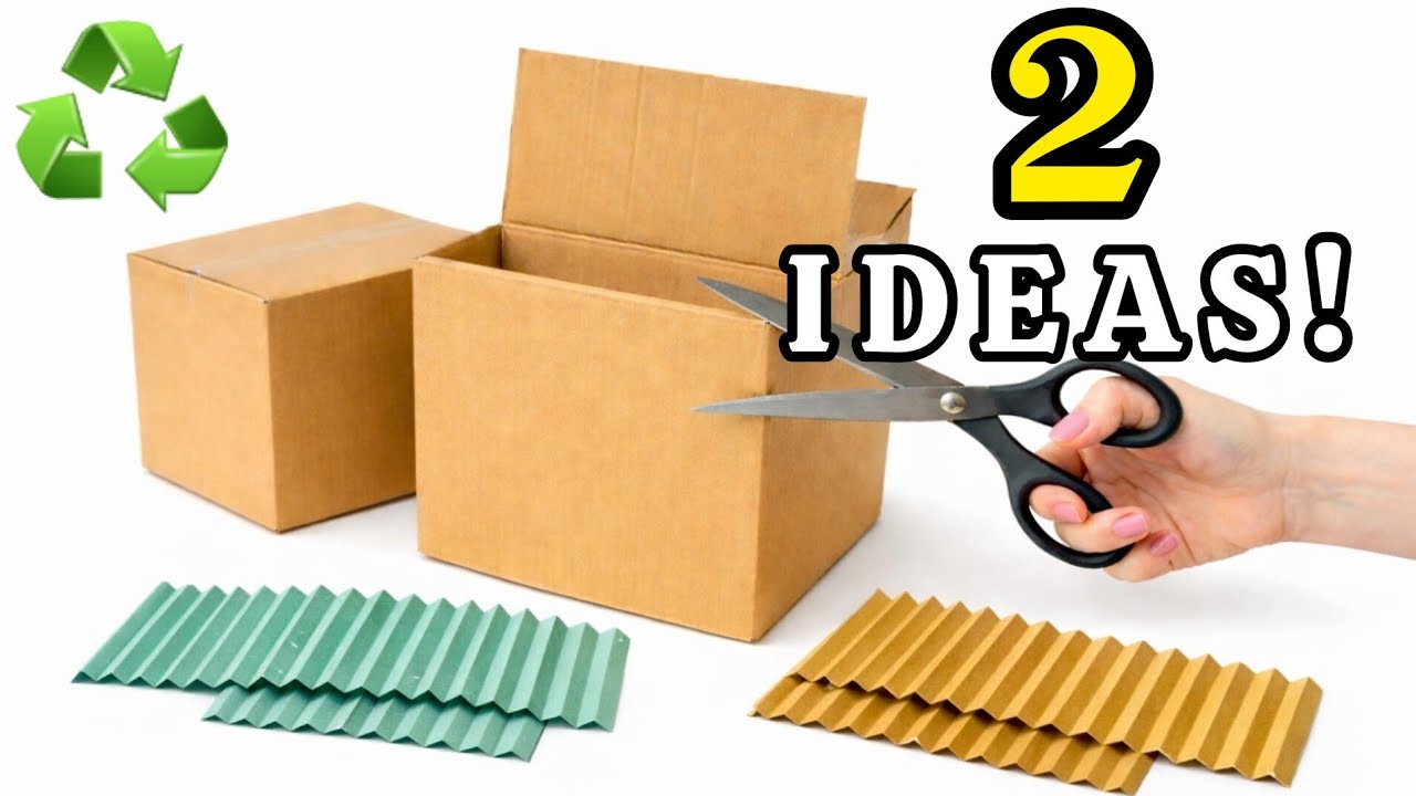 2 Creative & Useful Cardboard DIY Ideas 😍 | You Won’t Believe How Stylish They Are!