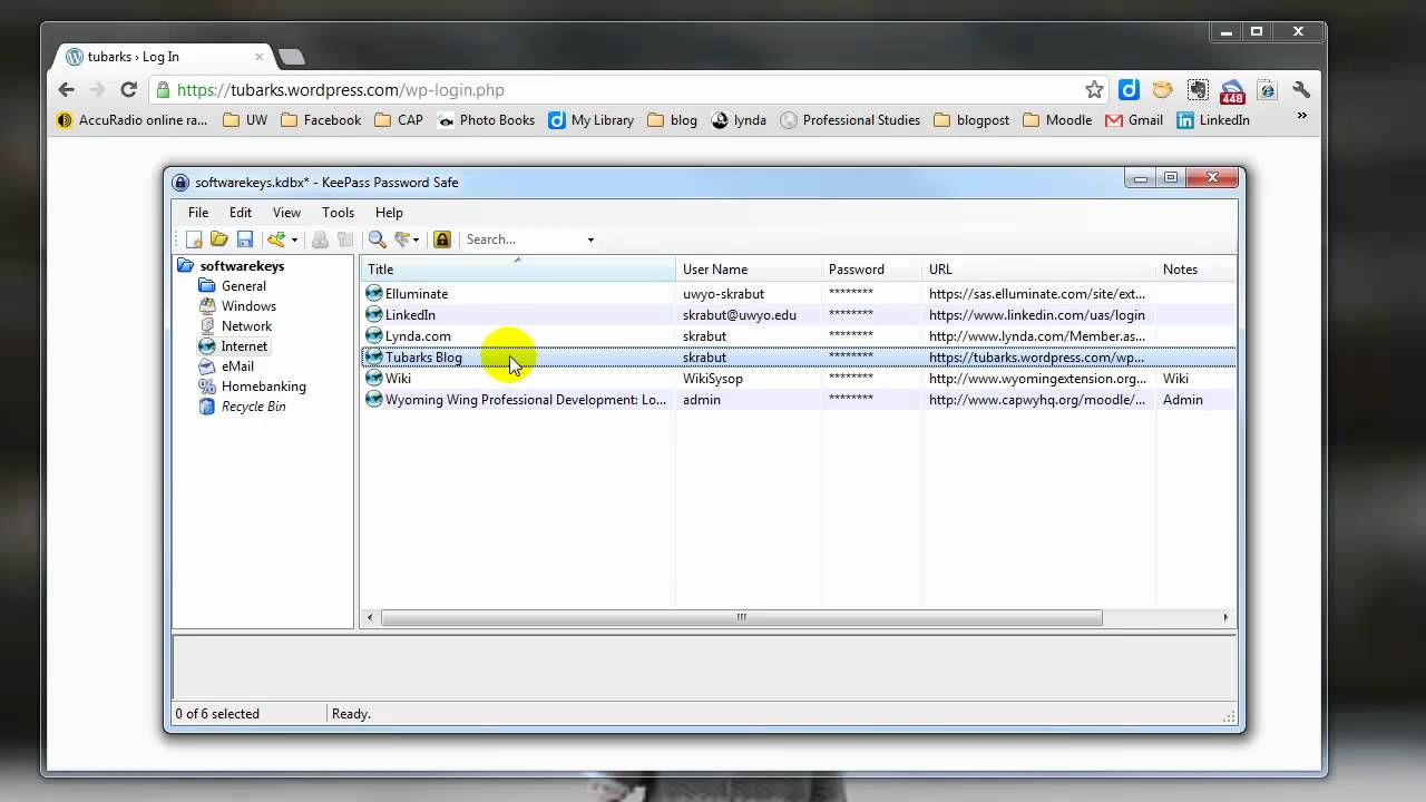 Creating a KeePass Entry YouTube