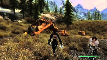Skyrim GTX 780 heavily Modded Ultra Setting Lara Croft 2013 - Part 2