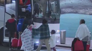 Migrant buses dropping asylum seekers in New Jersey
