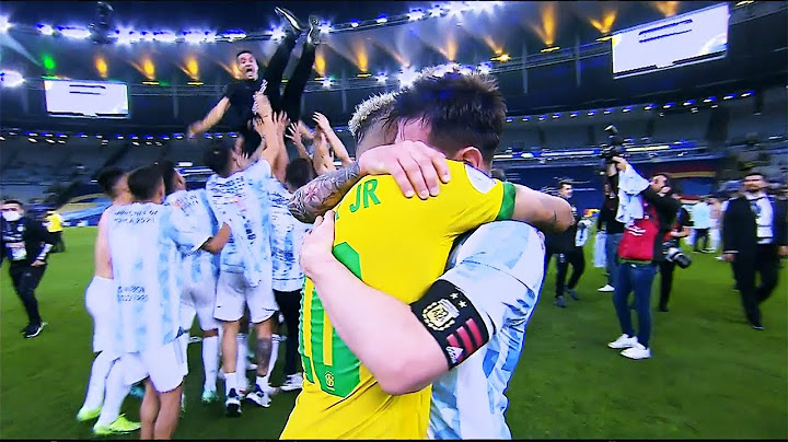 Lionel Messi vs Brazil (Copa America Final 2021) Tears Of Joy (With Celebrations) - HD 1080i