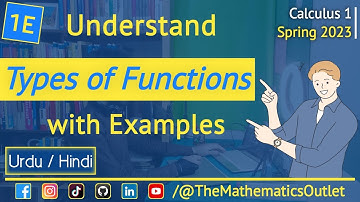 Polynomial function, rational function | Exponential and Logarithmic functions || Lec 1E