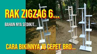 cara membuat rak bunga zigzag 6 / dari kayu cara membuat rak bunga zigzag 6 / dari kayu