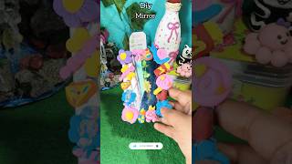 diy mirror #diy #easycraft #homemade #shortsfeed #viralshort #cutemirror #crafterkumkum