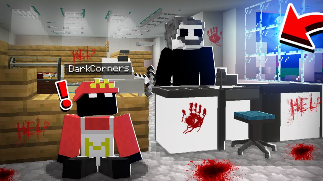 I Worked The NIGHT SHIFT in MINECRAFT! *SCARY*