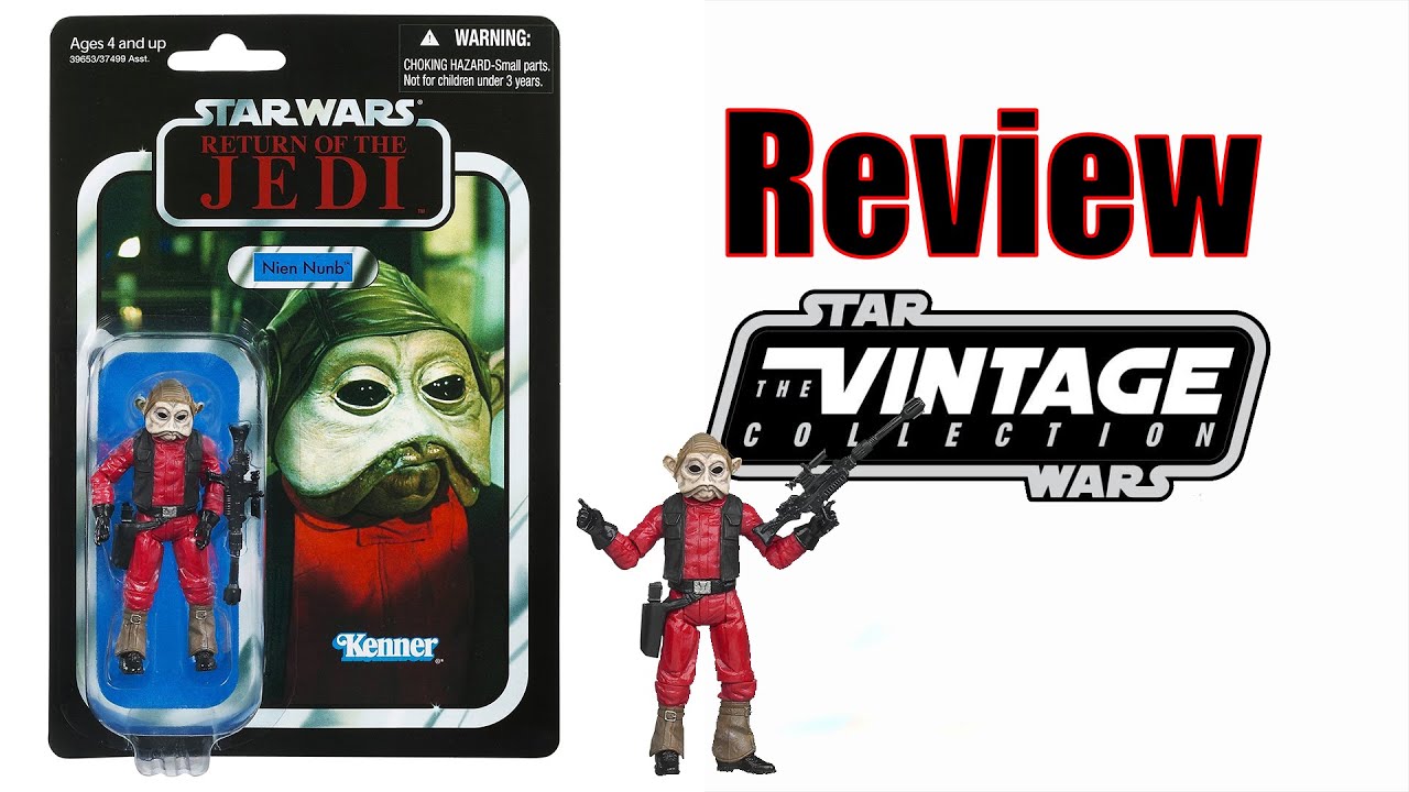 Star Wars The Vintage Collection Nien Nunb Review YouTube