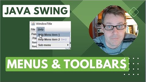 Swing JMenu and JToolbar