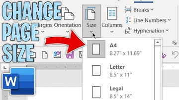 How to Change Page Paper Size - MS Word