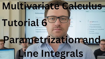 Multivariate Calculus Tutorial 6 - Parametrization and Line Integrals