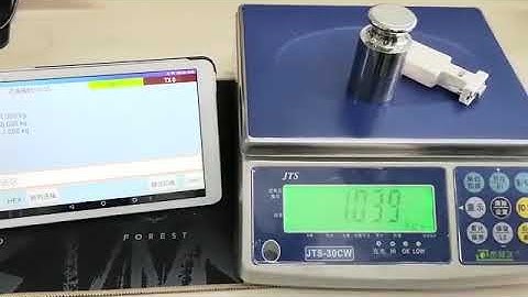 Jadever Scale connect to Pad by Bluetooth JB2 0