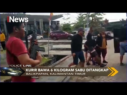 Polda Kaltim Gagalkan Penyelundupan Sabu 6 Kg Sabu di Balikpapan - Police Line 05/11