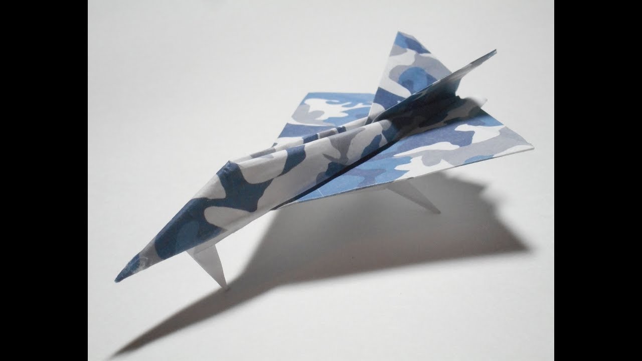 How To Make An Origami Fighter Jet With Landing Gear (Diamondback A) -  Youtube