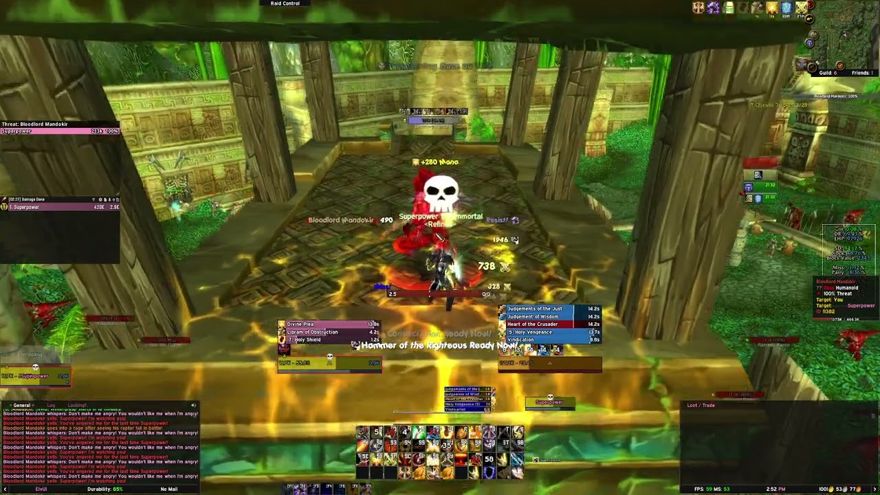 WotLK Classic: Prot Paladin Solo ZG Mount Run - YouTube
