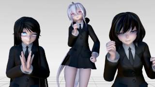 Mmd1612 Tda Uniform Haku,Tori&Yoru Funny Video Everybody Dl1080P,60Fps