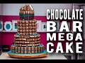 How To Make A CHOCOLATE BAR MEGA CAKE! Loaded Inside & Out With Your FAVE Chocolate Pieces!