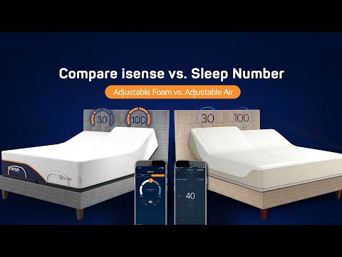 How is an isense mattress different than a Sleep Number mattress?