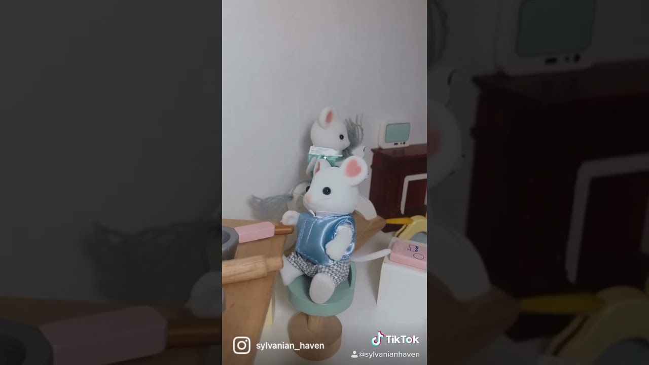 Sylvanian Families - Marshmallow Mouse family opening! 🐭💗 Insta @sylvanian_haven for photos/reels