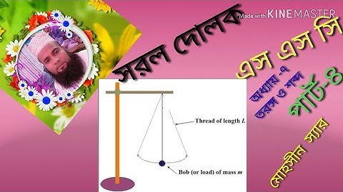 তরঙ্গ ও  শব্দ ( গাণিতিক সমস্যা ) সরল দোলক ( simple pendulum mathematical problem solution
