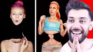 Ti̇ktok Makyaj Deği̇şi̇m Vi̇deolari En Komik Tepki