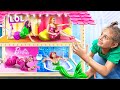 Quadruplets Build Bunk Bed! / Dollhouse in Real Life