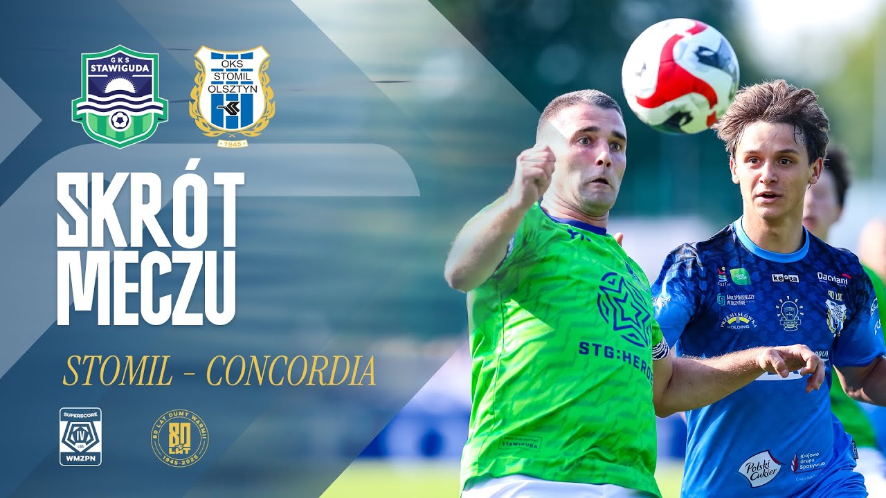 SKRÓT | GKS Stawiguda - Stomil Olsztyn 0:7 (2.08.2025 r.)