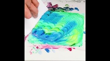 Encaustic Art Abstract Painting Demonstration