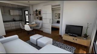 Diseño Interior: Apartamento 40 m2
