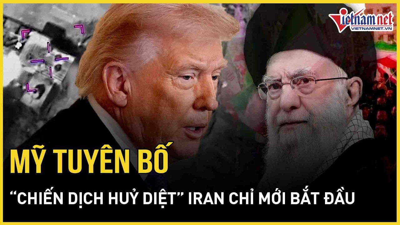 Mỹ tuyên bố “chiến dịch huỷ diệt” Iran chỉ mới bắt đầu, 50.000 lính Mỹ đổ bộ Trung Đông “tử chiến”