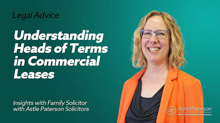 Understanding Heads of Terms in Commercial Leases