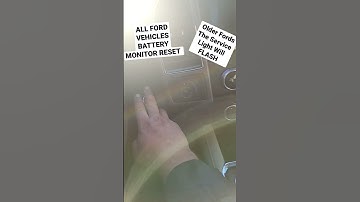 Ford Battery Warning Light Reset - 2017 -  2025