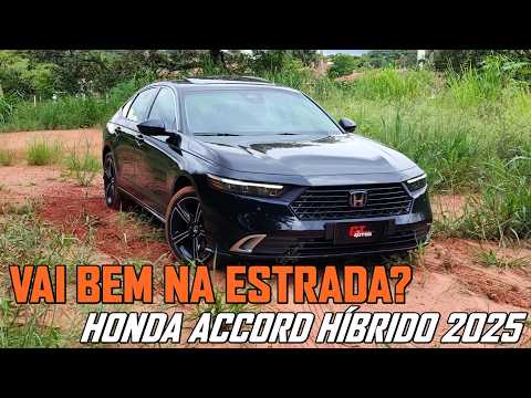 Viajando com o Honda Accord Touring Híbrido 2025: consumo de moto e luxo de BMW?