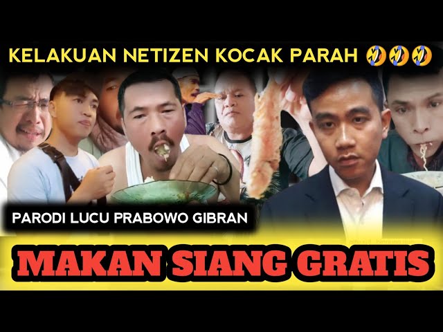 KELAKUAN NETIZEN KOCAK PARAH‼️PARODI LUCU PRABOWO GIBRAN❓ class=