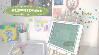 🌱Cómo hago mis organizadores de escritorio👩🏻‍💻??| Personalizando mi IPad💚☁️ screenshot 5