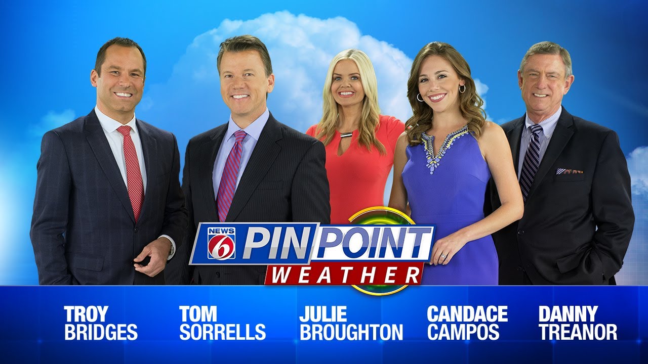 newspaper mockup News 6 evening video forecast -- 7/16/19