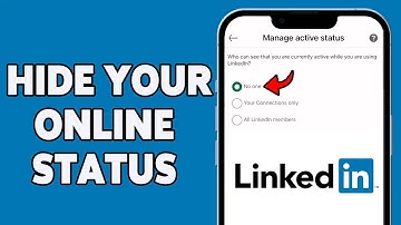How To Hide Your Online Status On LinkedIn 2023 | Disable, Turn Off Active Status In Linkedin