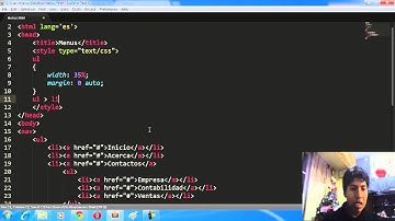 Menus Desplegables CSS