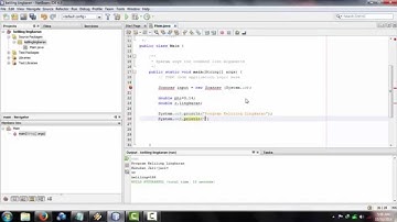 belajar java (program menghitung keliling lingkaran dengan netbeans)