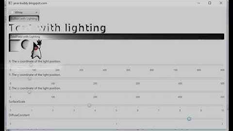 JavaFX Lighting effect of Light.Point