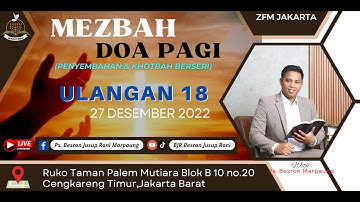 Ulangan 18 | Mezbah Doa Pagi (Penyembahan & Khotbah Berseri Kejadian - Wahyu) | ZFM - Jakarta
