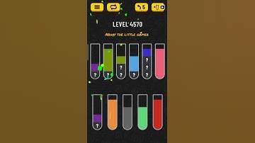 Water sort puzzle level 4570